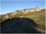 Stara Fužina - Planina Krstenica